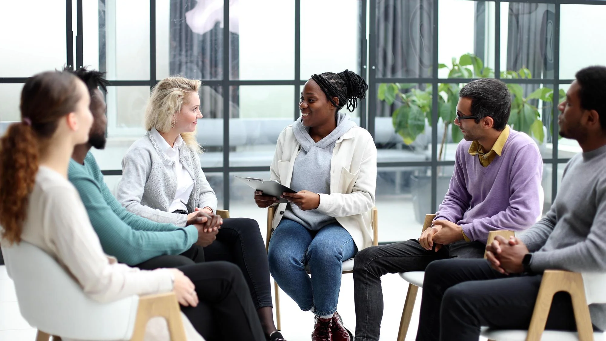 Young people in a supported accommodation setting